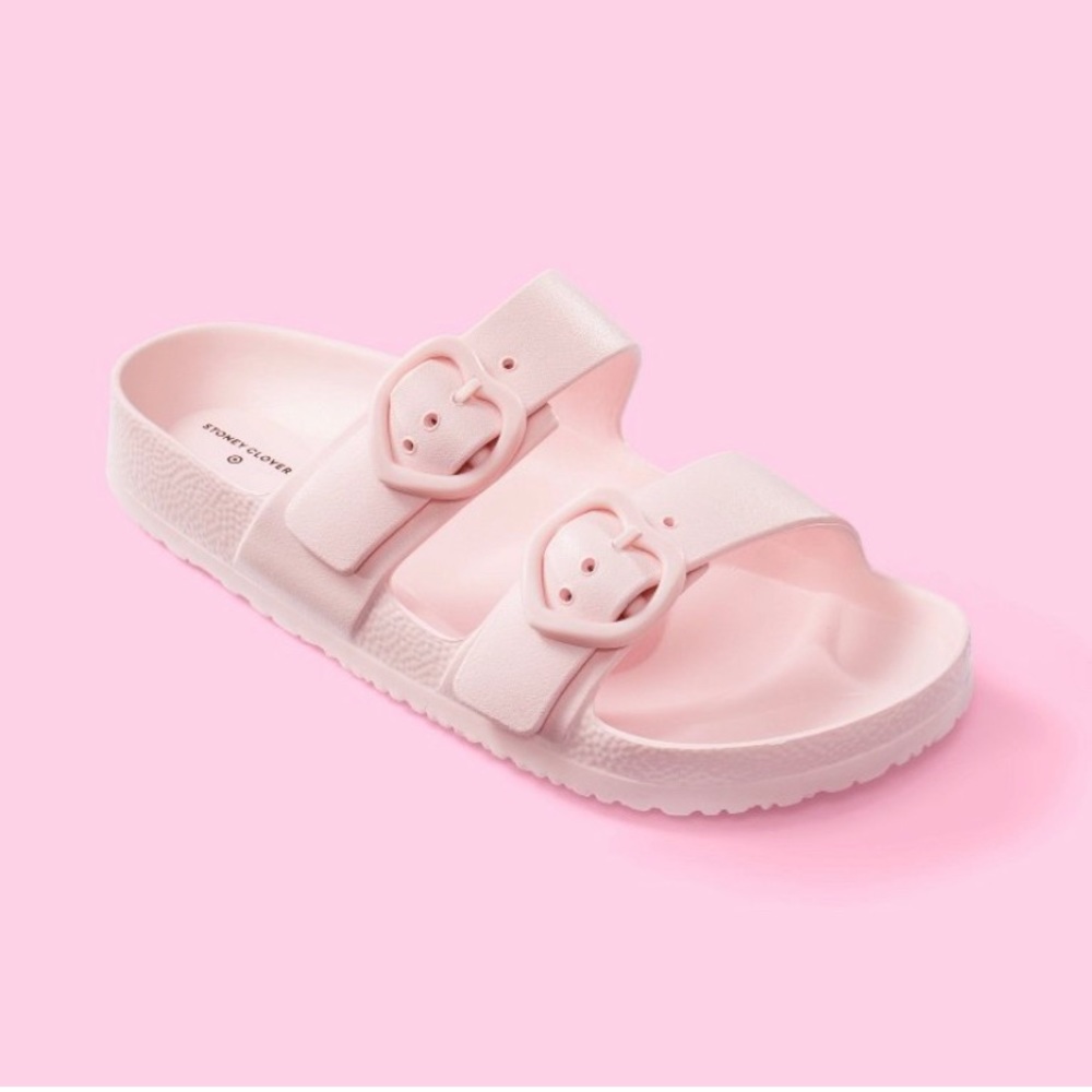 Stoney clover x Target pink slides! Size 9